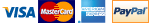 Credit cards and Paypal
